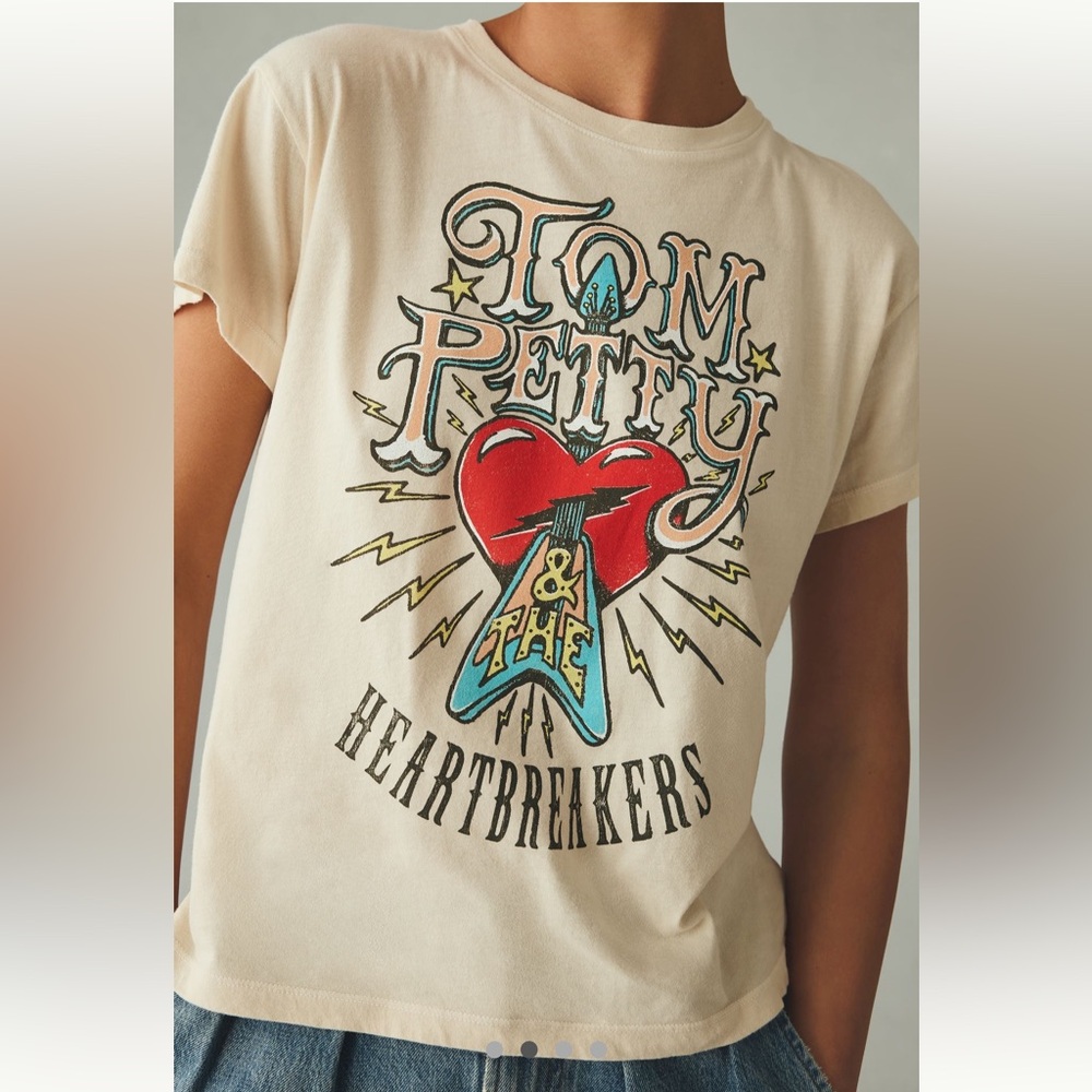 LetLuv Tom Petty & the Heartbreakers Graphic Tee